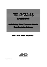 Preview for 1 page of A&D Doctor Pro TM-2430-13 Instruction Manual