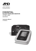 A&D ESSENTIAL UA-651C Instruction Manual предпросмотр