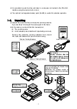 Предварительный просмотр 6 страницы A&D FC-1000i Instruction Manual