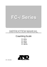 A&D FC-10Ki Instruction Manual preview