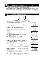 Предварительный просмотр 19 страницы A&D FG-D-CWP Instruction Manual