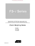 A&D FS-i Series Instruction Manual preview