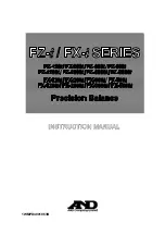 A&D FX-200i Instruction Manual предпросмотр