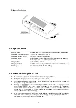 Предварительный просмотр 5 страницы A&D FXi-09 Instruction Manual