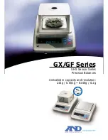 A&D GF Series Brochure & Specs preview