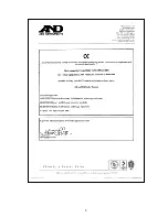 Предварительный просмотр 7 страницы A&D GX-1000 Instruction Manual