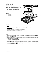 Предварительный просмотр 1 страницы A&D GX-K series Instruction Manual