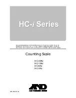 Preview for 1 page of A&D HC-15Ki Instruction Manual