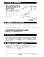 Предварительный просмотр 8 страницы A&D HM-200 Instruction Manual