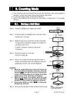 Preview for 24 page of A&D HW-10KCEP Instruction Manual