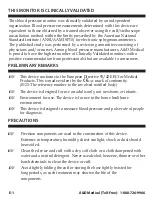 Предварительный просмотр 2 страницы A&D Life Source UA-1030TCN Instruction Manual
