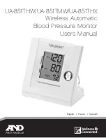 A&D Life Source UA-851THW User Manual preview