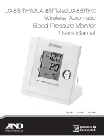 A&D Life Source UA-851THW User Manual предпросмотр