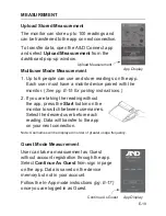 Preview for 19 page of A&D LIFESOURCE 1200 ULTRACONNECT Instruction Manual