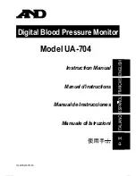 A&D LifeSource UA-704 Instruction Manual preview