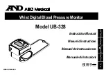 A&D LifeSource UB-328 Instruction Manual предпросмотр