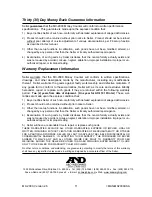 Предварительный просмотр 12 страницы A&D MC-2000 Instruction Manual