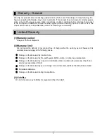 Предварительный просмотр 7 страницы A&D Omniace RA2000 series Instruction Manual