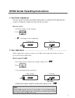 Предварительный просмотр 6 страницы A&D SF-6KA Instruction Manual