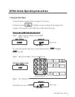 Предварительный просмотр 7 страницы A&D SF-6KA Instruction Manual