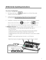 Предварительный просмотр 10 страницы A&D SF-6KA Instruction Manual