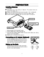 Предварительный просмотр 4 страницы A&D SJ-1000H Instruction Manual