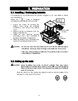 Предварительный просмотр 6 страницы A&D SJ-3000WP Instruction Manual