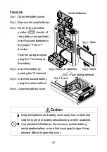 Предварительный просмотр 61 страницы A&D TM-2441 Instruction Manual