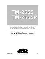 Предварительный просмотр 1 страницы A&D TM-2655 Instruction Manual