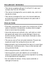Предварительный просмотр 3 страницы A&D UA-1200CNBLE Instruction Manual