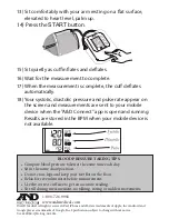 Предварительный просмотр 4 страницы A&D UA-651BLE User Manual