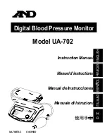 Предварительный просмотр 1 страницы A&D UA-702 Instruction Manual