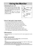 Предварительный просмотр 6 страницы A&D UA-702 Instruction Manual