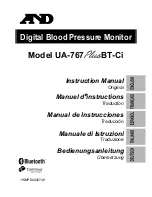 A&D UA-767 plus BT-Ci Instruction Manual предпросмотр