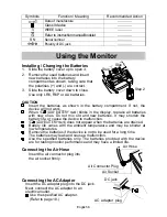 Предварительный просмотр 8 страницы A&D UA-767 plus BT-Ci Instruction Manual