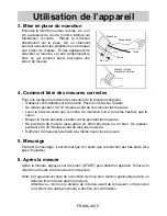 Предварительный просмотр 6 страницы A&D UA-767 Manuel D'Instructions