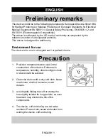 Предварительный просмотр 2 страницы A&D UA-779 Instruction Manual