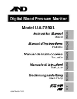 A&D UA-789 XL Instruction Manual предпросмотр