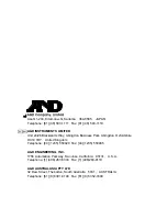 Предварительный просмотр 16 страницы A&D UA-789 XL Instruction Manual