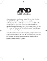 Предварительный просмотр 4 страницы A&D UA-851ANT Instruction Manual