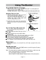 Предварительный просмотр 9 страницы A&D UA-852 Instruction Manual