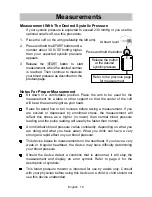 Предварительный просмотр 11 страницы A&D UA-852 Instruction Manual