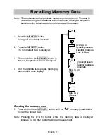 Предварительный просмотр 12 страницы A&D UA-852 Instruction Manual