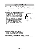 Предварительный просмотр 7 страницы A&D UA-853 Instruction Manual