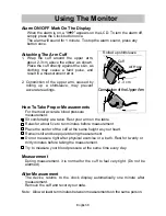 Предварительный просмотр 9 страницы A&D UA-855 Instruction Manual