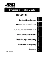 A&D UC-321PL Instruction Manual preview