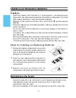 Preview for 4 page of A&D UC-322 Instruction Manual