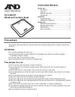 A&D UC-324ANT Instruction Manual preview