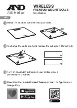 Preview for 1 page of A&D UC-352BLE Manual