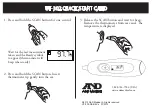 A&D UT-302 Quick Start Card предпросмотр